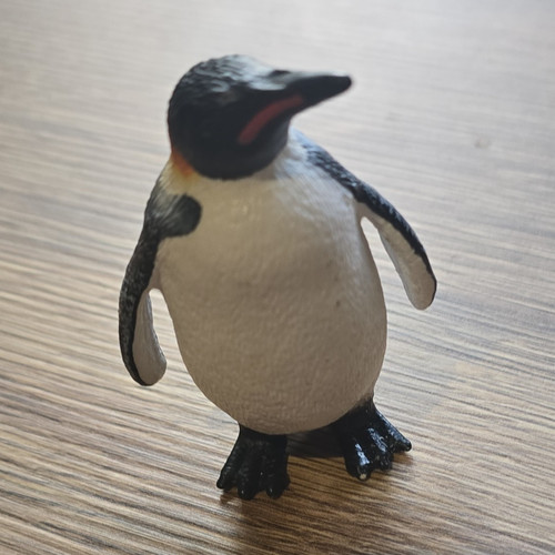 Black white penguin plastic - black, &