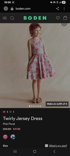 Mini boden twirly - boden, jersey