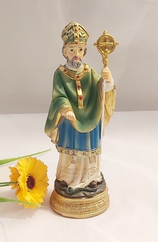 Saint patrick resin statue - resin, 5