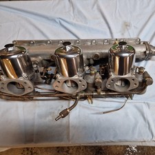ORIGINAL E-TYPE S1 4.2 MANIFOLD AND TRIPLE SU CARBS FULLY REFURBISHED