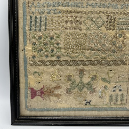 Antique needlework sampler - ,
