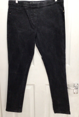Denim black skinny - black,