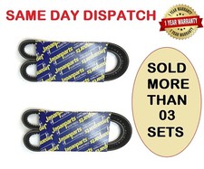 2 X ALTERNATOR BELT / FAN BELT FOR MITSUBISHI SHOGUN PAJERO 3.2DID V88 V98 2006+