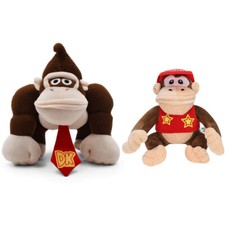 New Super Mario Diddy Kong Donkey Kong Plush Doll Soft Toy Teddy Stuffed Animal