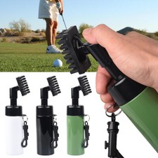 Golf Club Ball Cleaning Brush Washer Clip Automatic Water Groove Cleaner Tool