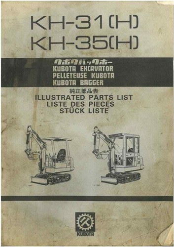 Kubota excavator kh31 - kh31(h), &