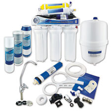 Reverse Osmosis Water Filter System 50 GPD 6 Stage Pumped for Residential Use