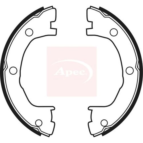 Apec parking brake shoe set - apec,