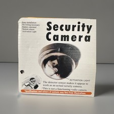 Realistic Dummy CCTV Camera with Blinking LED – Outdoor/Indoor Security