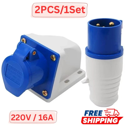 Mains hook socket - mains, up