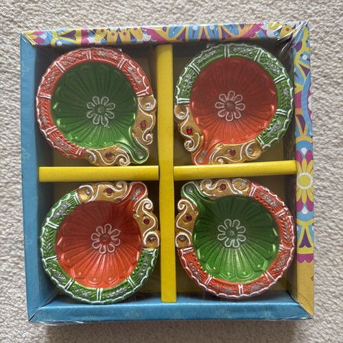 Diwali clay diyas - diyas, (4pc)