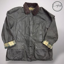Barbour Beadnell Wax Jacket Ladies UK 14 Sage Green
