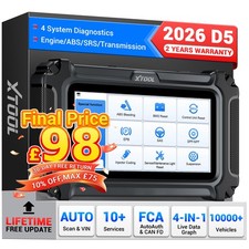 2026 XTOOL D5 OBD2 Scanner
