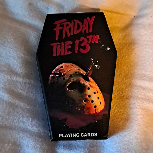 Friday the 13th coffin card - the,