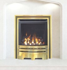 GAS FIRE BRASS SLIDE SIDE