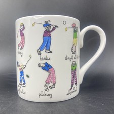 Tyrrell Katz Golf Strokes bone china mug birdie Pitching McLaggan Smith Scotland