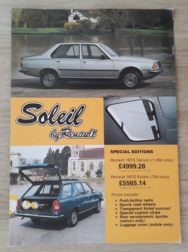 Renault soleil special - soleil,