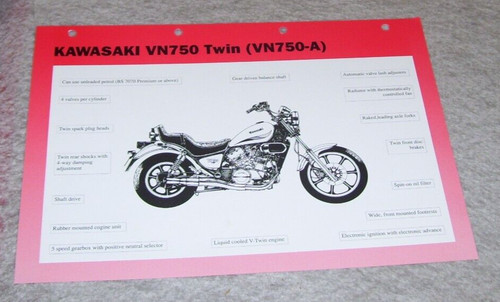 Kawasaki vn750 twin - twin, (vn750-a)