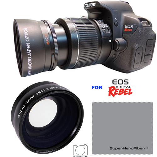 Wide angle macro - +, lens