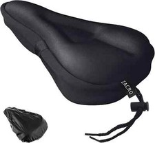 Gel Padded Bike Seat Cover Extra Soft Cushion for Men Women Peloton Compatible