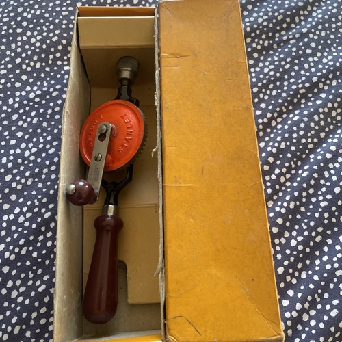 Vintage stanley 805 hand drill - stanley,