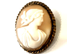 Antique Carved Shell Cameo
