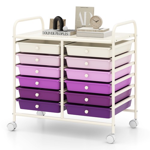 Drawer rolling storage cart - storage,