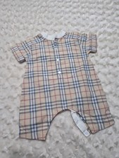 BURBERRY baby grow Romper age