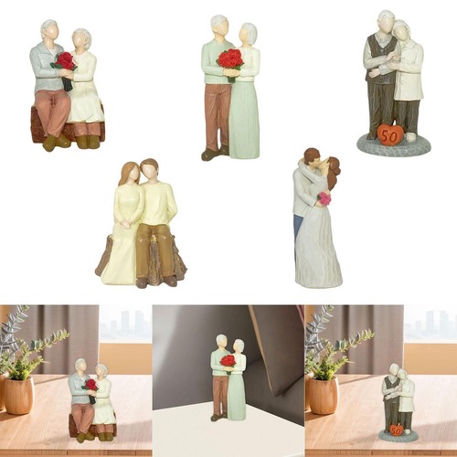 Loving couple statue resin - couple,