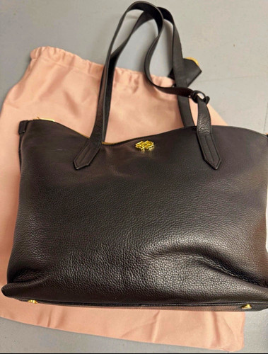 Radley black leather handbag - leather,