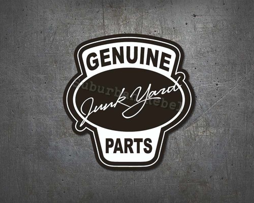 Junk yard parts - parts, decal
