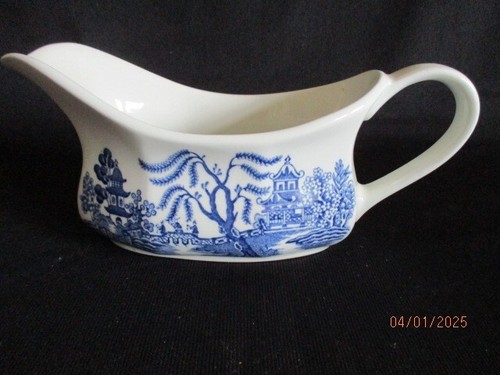 Vintage blue white willow - vintage,