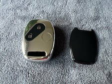 Mirror Chrome 2 Button Key Cover To Fit over Honda Civic Type R Fn2 Key