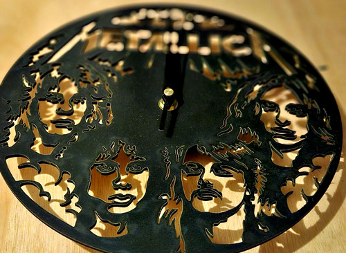 Metallica clock rock band - clock,,