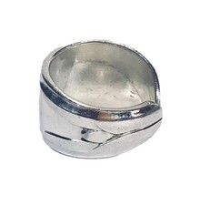 Hand Crafted Spoon Ring Silver