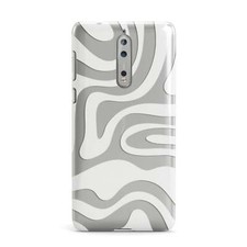 White Swirl Nokia Case for