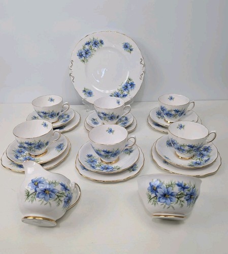 Vintage colclough nigella - nigella, 21