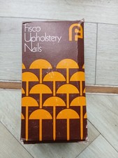 Vintage Fisco Upholstery Golden Nails ( 1000) In It's Original Box