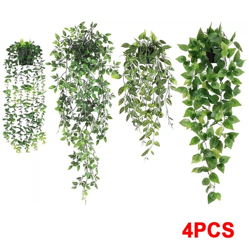Hanging plant decorative - 4x,