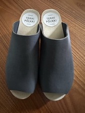 Terhi Polkki Blue Mule Wooden