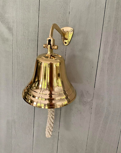 Large nautical ship bell - bell, 6"