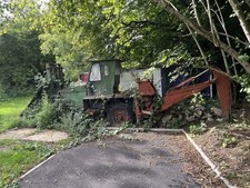 Home Made 4X4 Tractor Digger Forklift. Ford 4D. Humber Pig. Detachable Back Hoe
