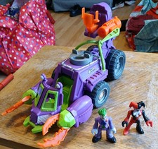 Batman Imaginext The Joker And Harley Quinn Battle Scorpion Vehicle Toy
