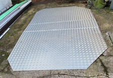 Aluminum Chequer Plate Sheet Rectangular Octagon Approx 3m X 2m x 3mm Thickness
