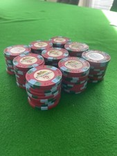 Paulson Pharaoh 5$ Poker Chips ( Selling In Sets Of 10 or All 90)