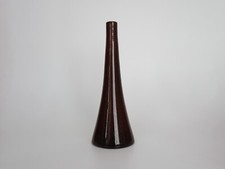 Brown Flecked Glass Tall Long