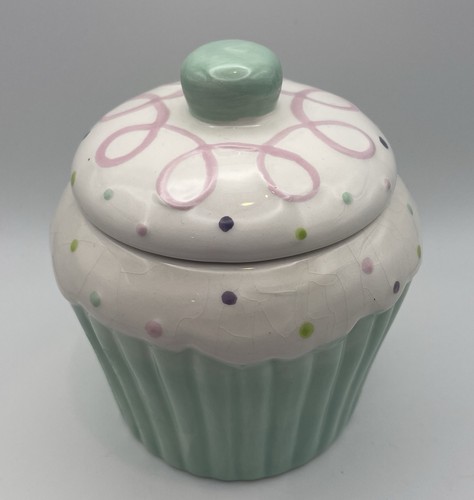 Cupcake cookie jar decor - jar,