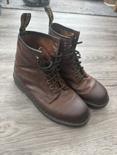 Dr. Martens Men's Air Wear Boots, Brown, UK Size 9.5