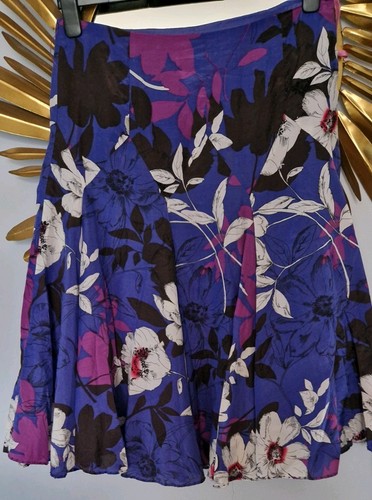 Monsoon silk cotton skirt - silk, 12