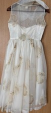 Vintage 1950's Kate Greenaway by Durity silk cocktail/evening dress in Size 14